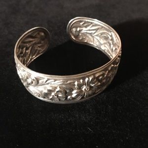 Sterling Silver Bracelet Cuff Vintage S Kirk & Son